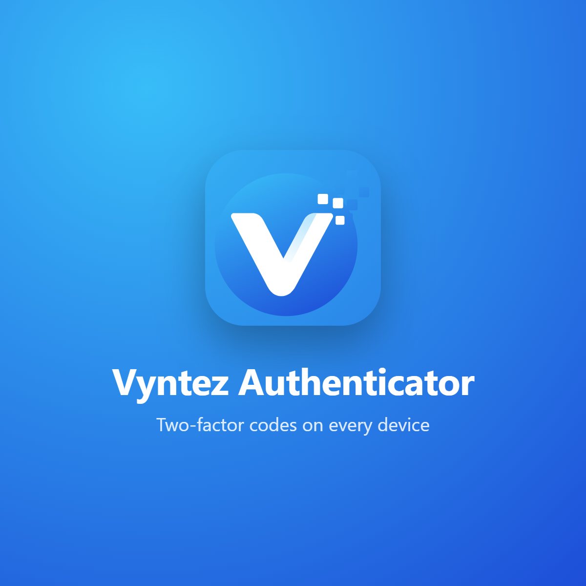 Vyntez Authenticator product interface