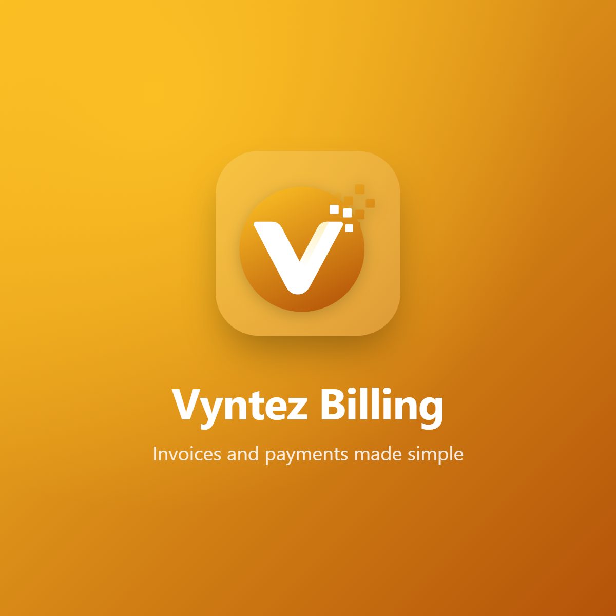 Vyntez Billing product interface